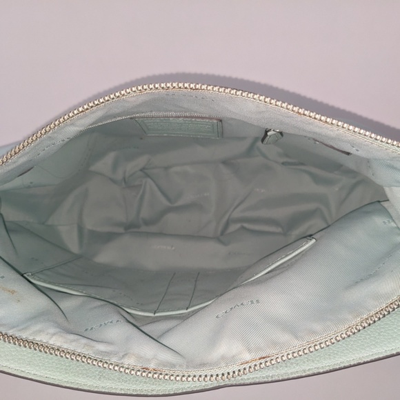 Coach Mint/Sea-foam Green Cross Body Leather Bag - Picture 4 of 5